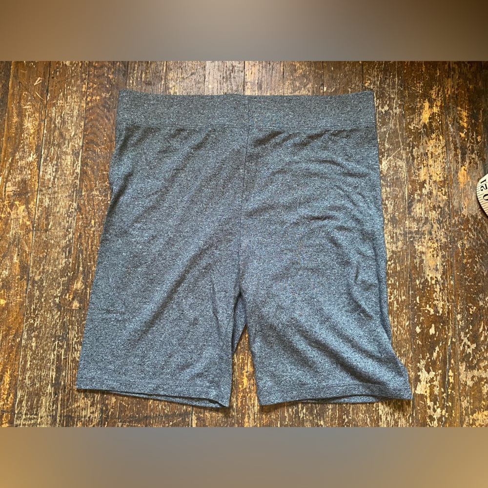 Forever 21 Gray High Rise Bike Shorts Juniors Size LG